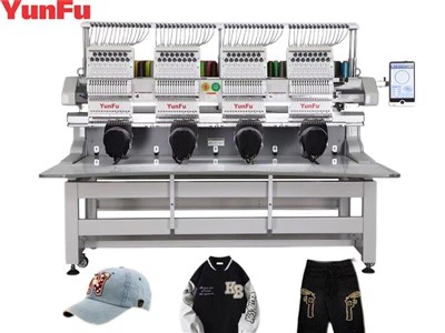 2025 New Type 4 Head Embroidery Machine High Effciency